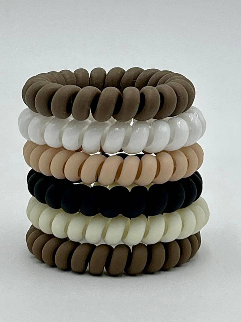 Hair Coil Set - 5 Pack: Everyday Neutrals Mix