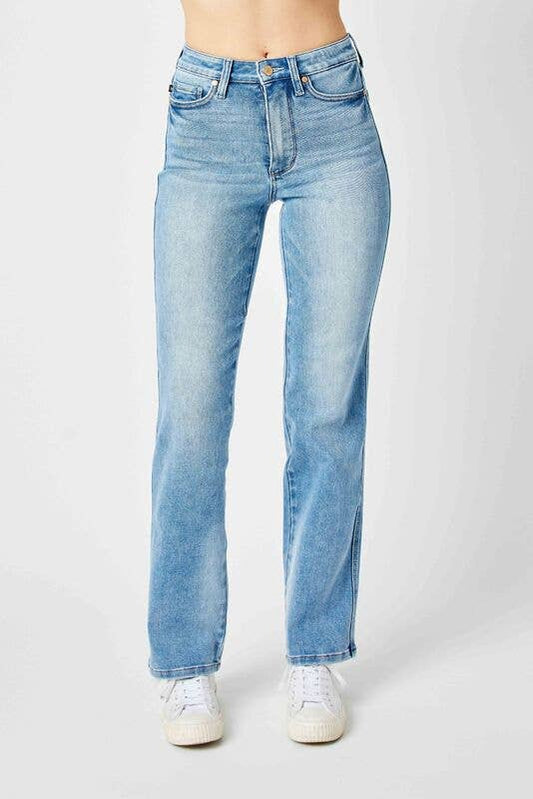 Judy Blue True to Size Tummy Control Straight Jeans