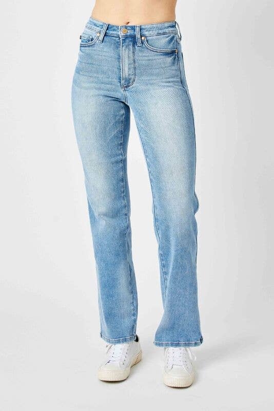 Judy Blue True to Size Tummy Control Straight Jeans