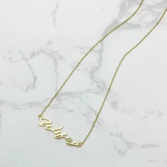 'Wifey' Gold Dipped Pendant Necklace