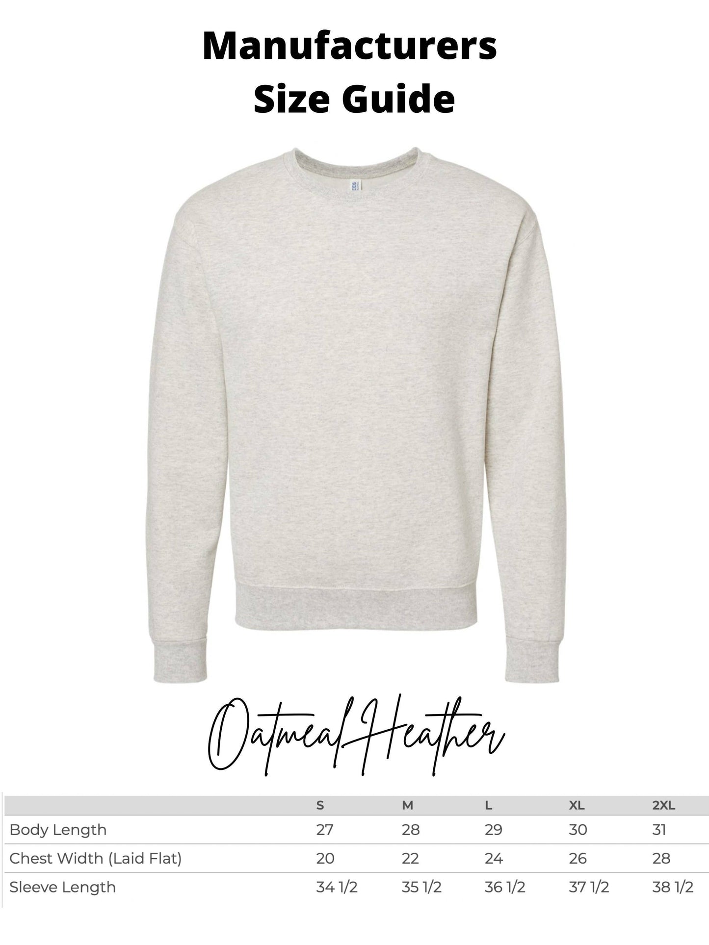 Make Heaven Crowded Embroidered Sweatshirt: Oatmeal Heather