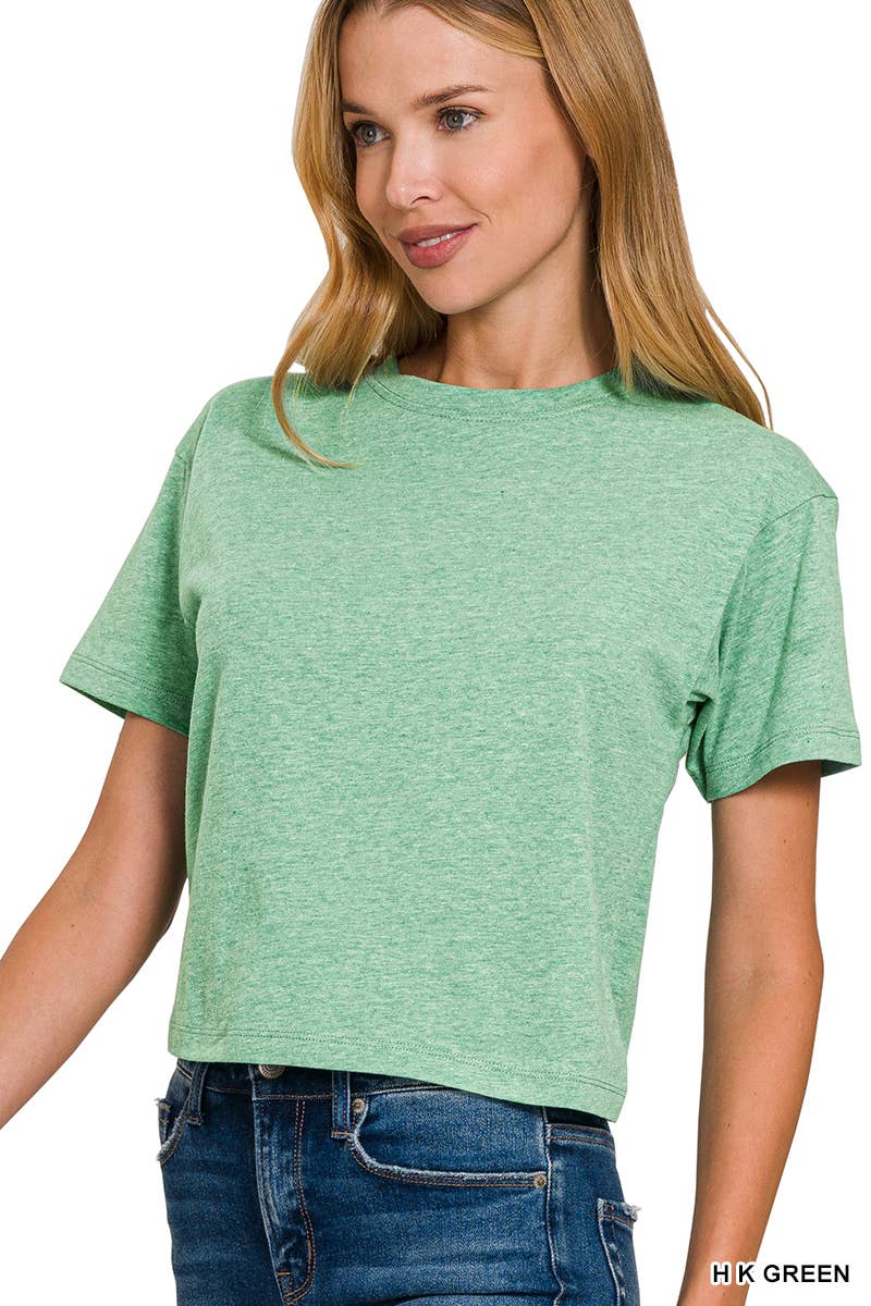 100% Cotton Crew Neck Short Sleeve Tee