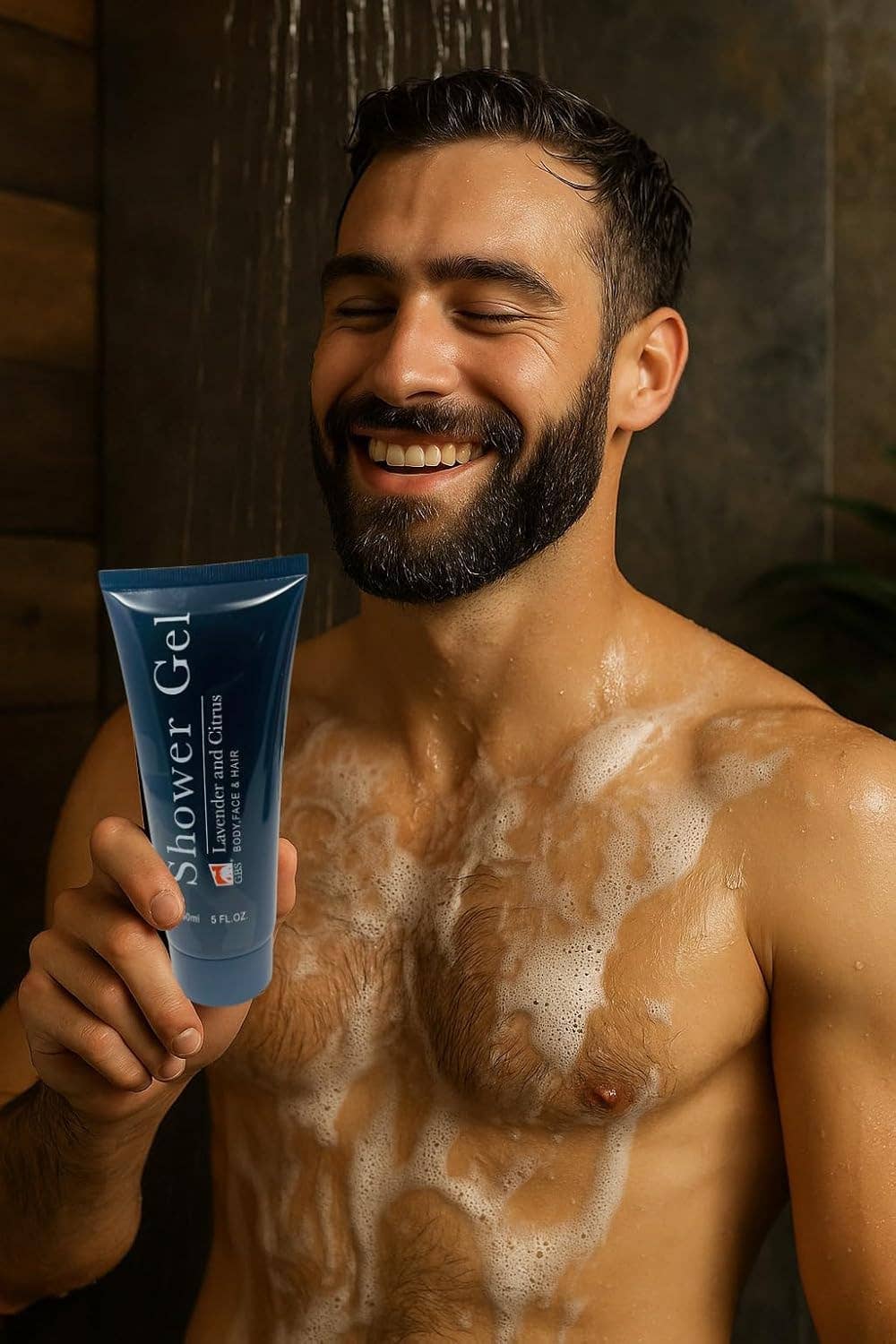 Lavender & Citrus Shower Gel Tube 5 oz With Box