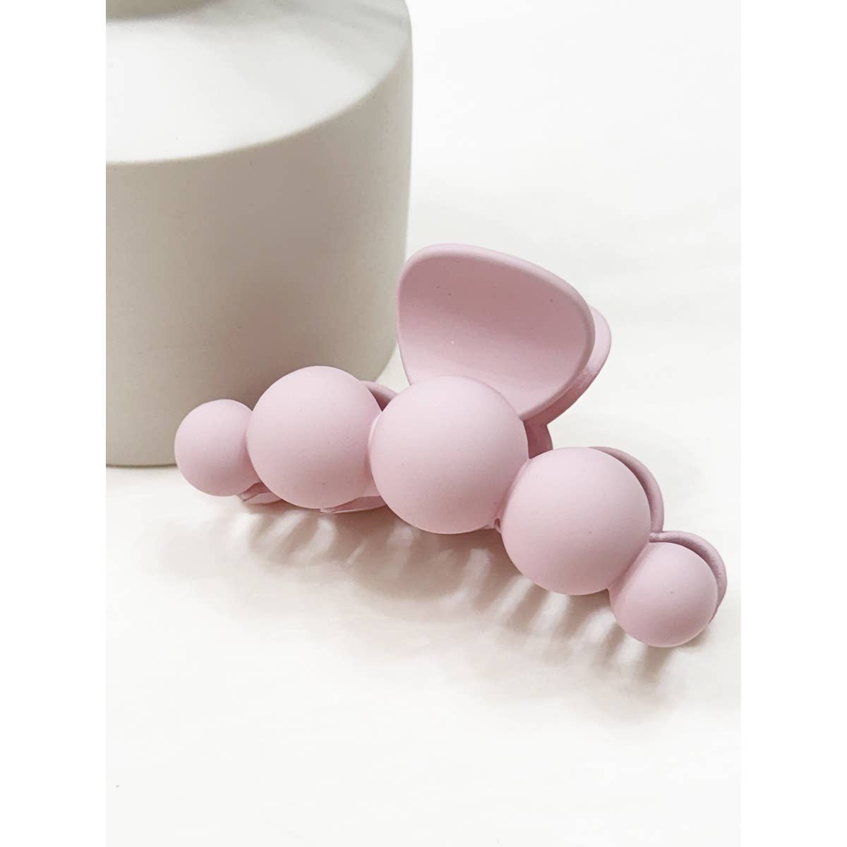 Powdery Soft Matt Bubble Pearl Hair Claw Clips