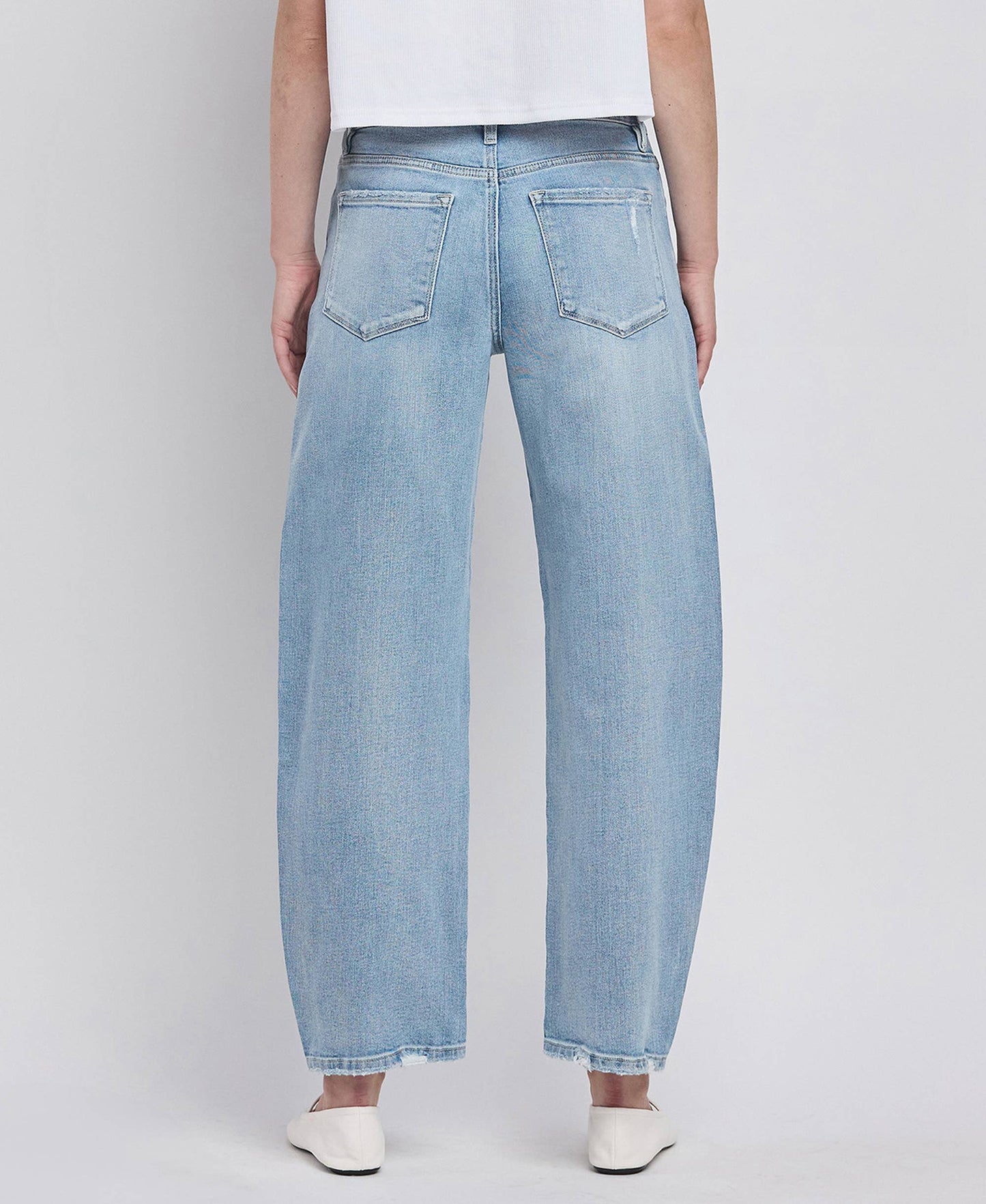 PRE-ORDER VERVET HIGH RISE BARREL LEG JEANS