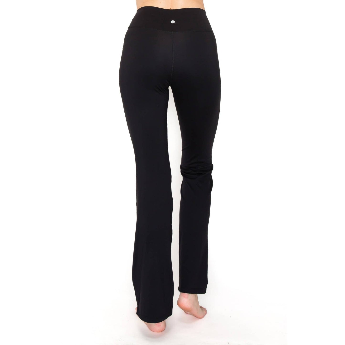 Flared Yoga Pants 31" Inseam: Black