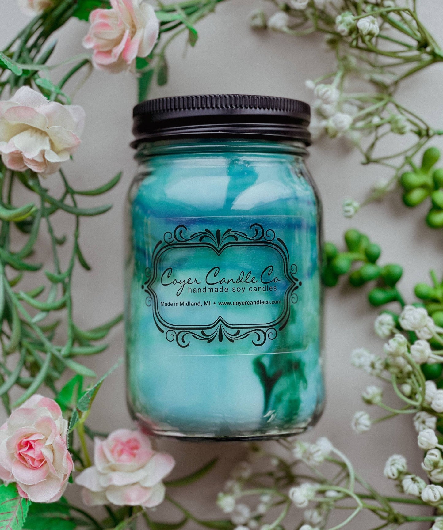 16 oz. Pint Mason Jar Candles - Signature Collection