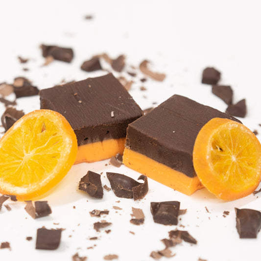 Dark Chocolate Orange Fudge (1/2 lb Package)