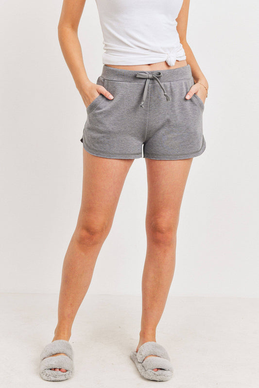 Women's Baby Fleece Shorts With Pockets