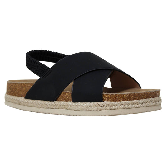 Classic Platform Criss Cross Sandals