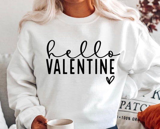 Hello Valentine Sweatshirt at