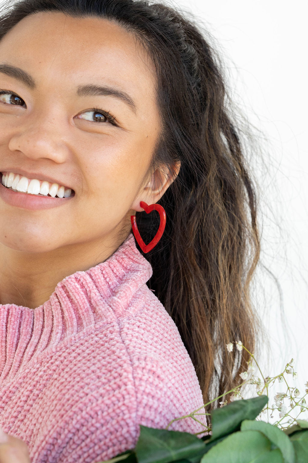 Heart Hoops - Earrings