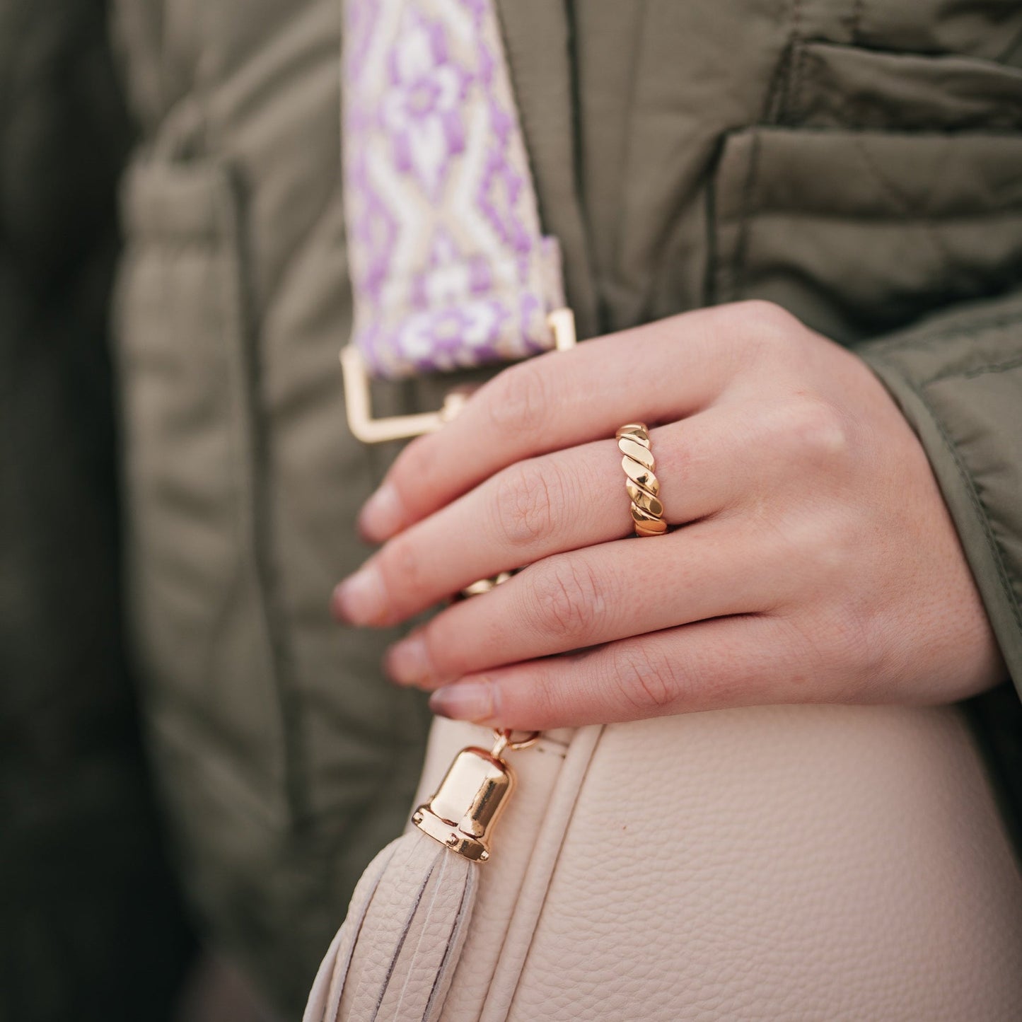 Keenly Braided Accent Ring