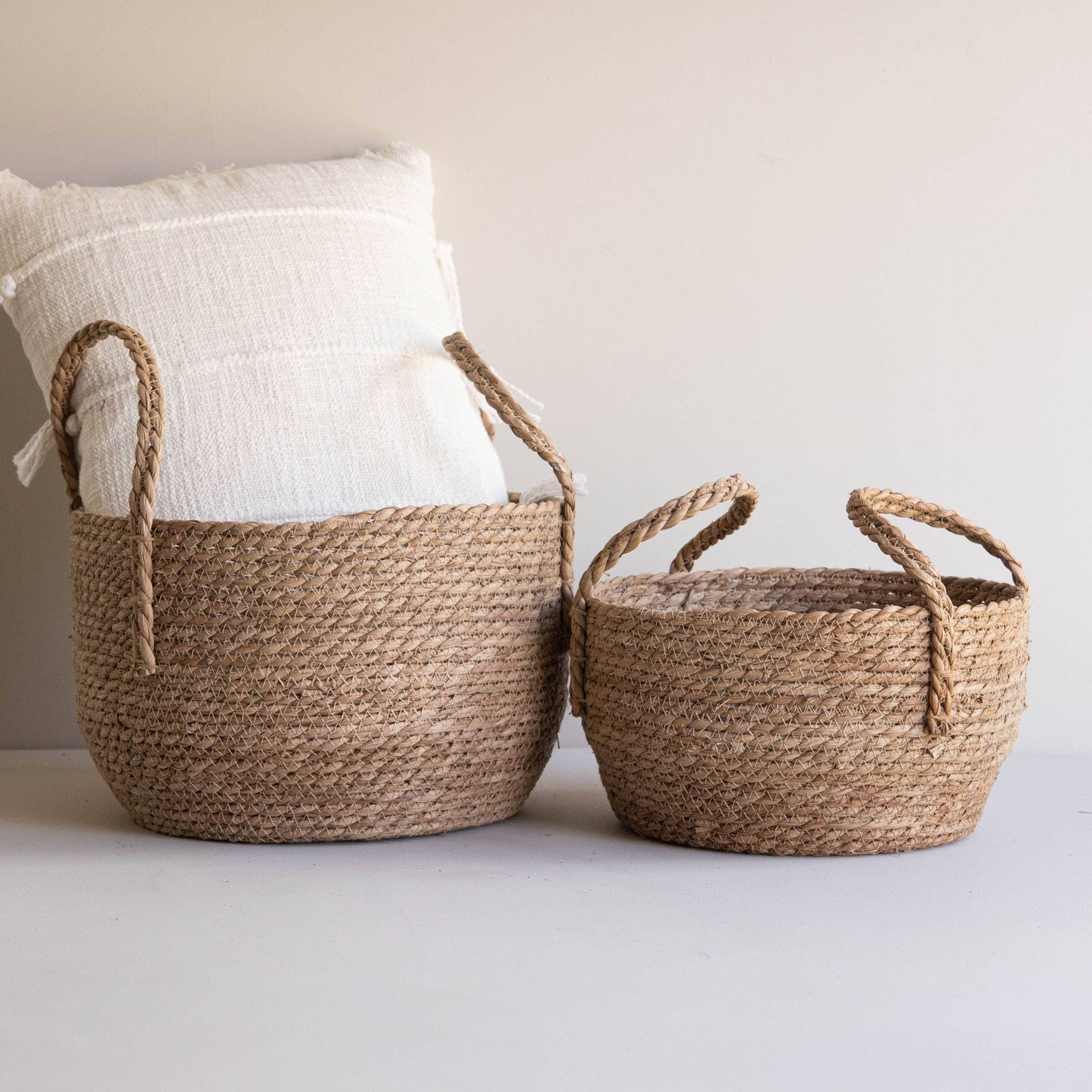 Lina Natural Woven Baskets