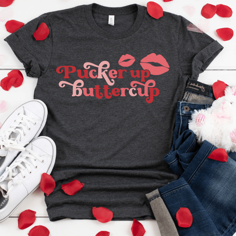Pucker Up Buttercup Soft Graphic Tee