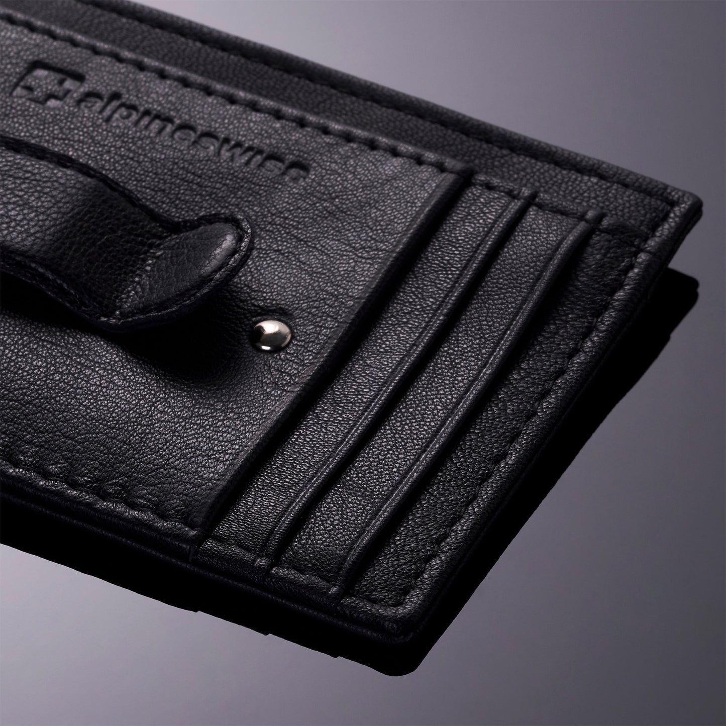 Mens Money Clip Genuine Leather Minimalist Slim Front Pocket
