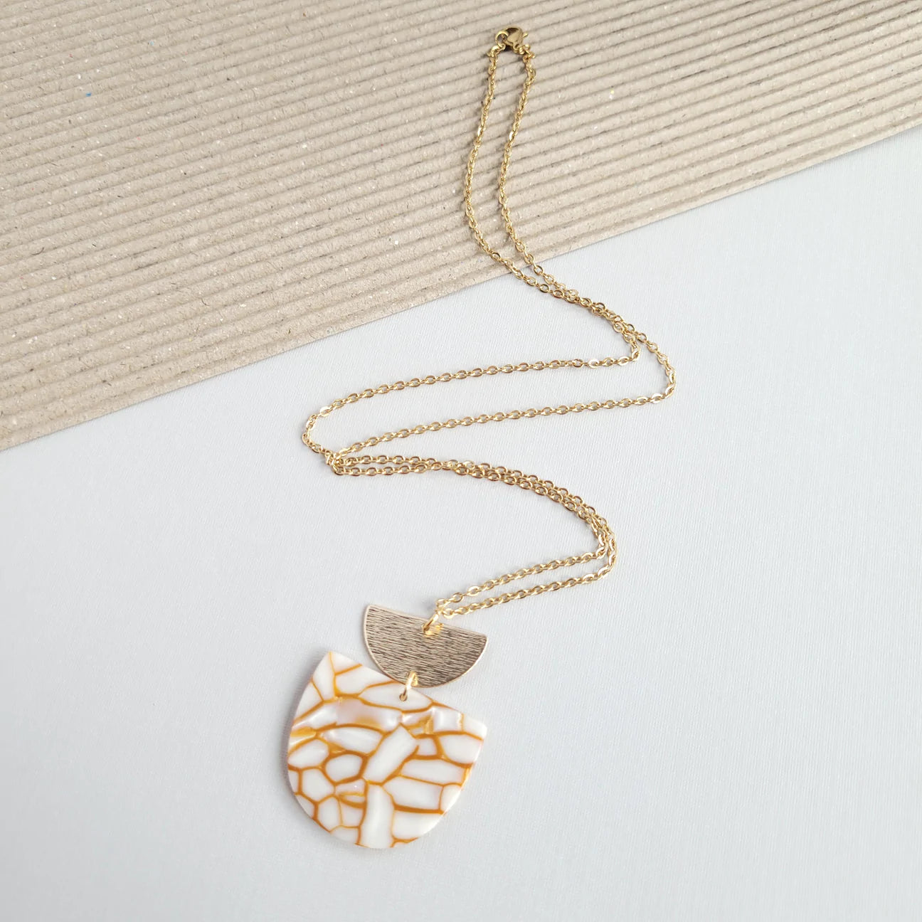 Harper Necklace - Pumpkin Spice