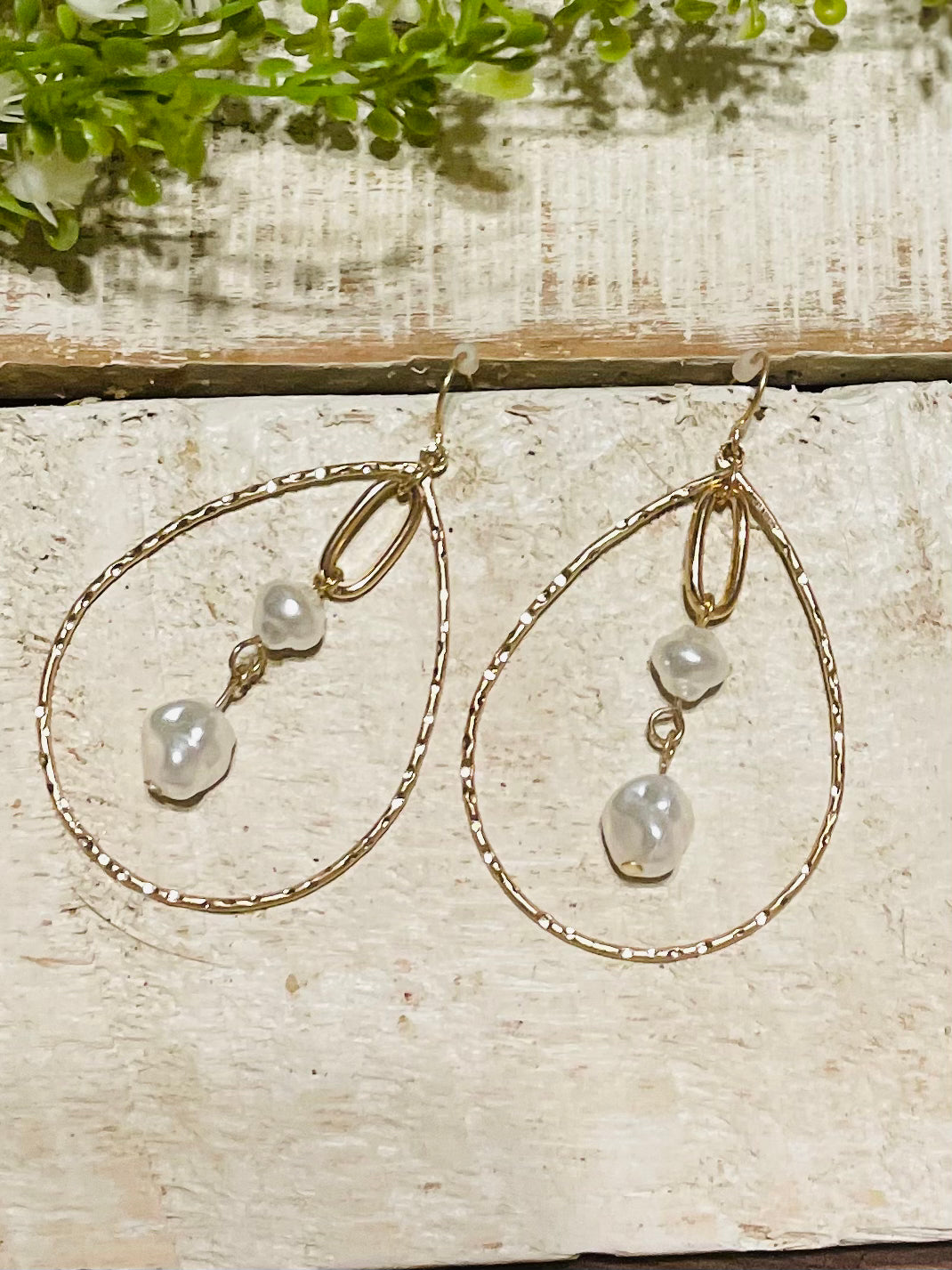 Gold Pearl Sophie Earrings