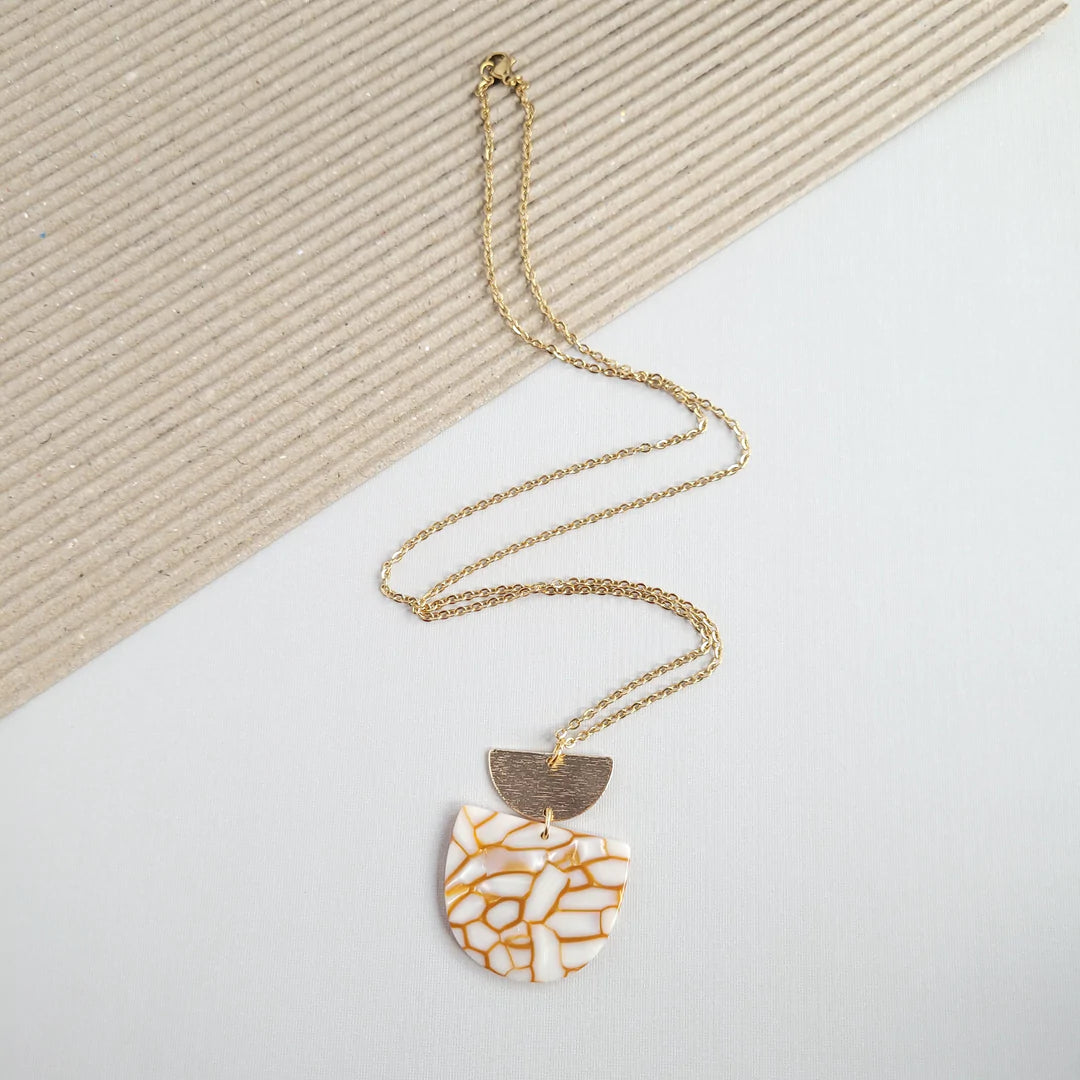 Harper Necklace - Pumpkin Spice