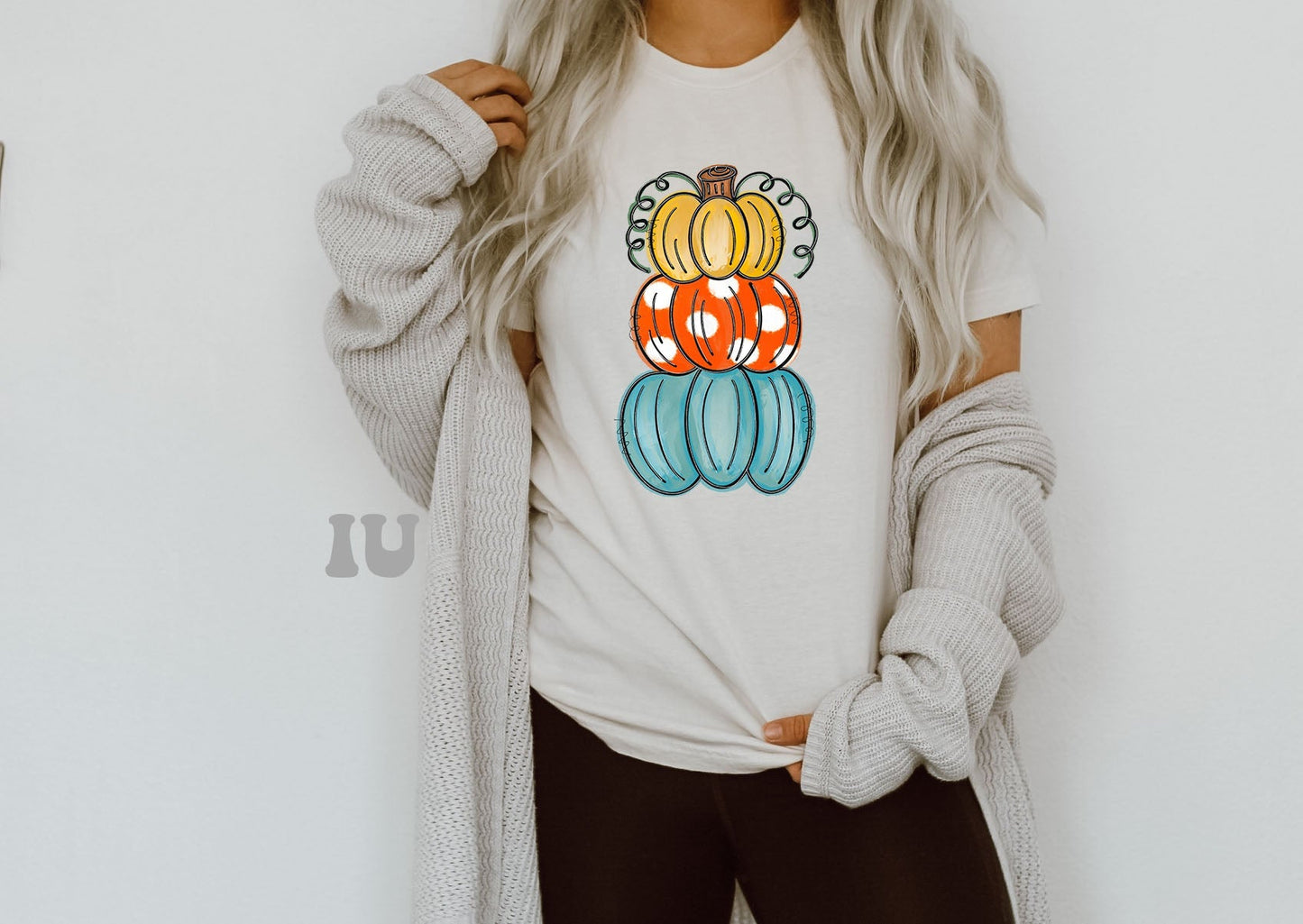 Stacked Pumpkin Tee