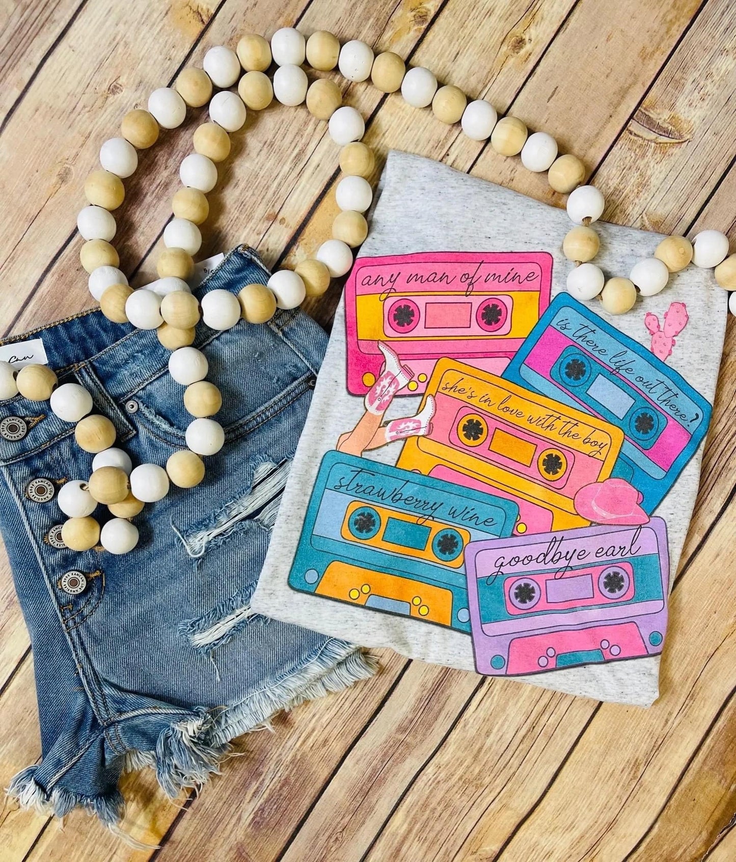 90’s Cassette Tape Country Mix Tee