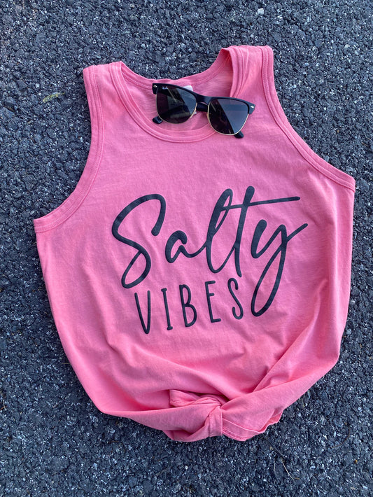 Salty Vibes Tank - Comfort Colors
