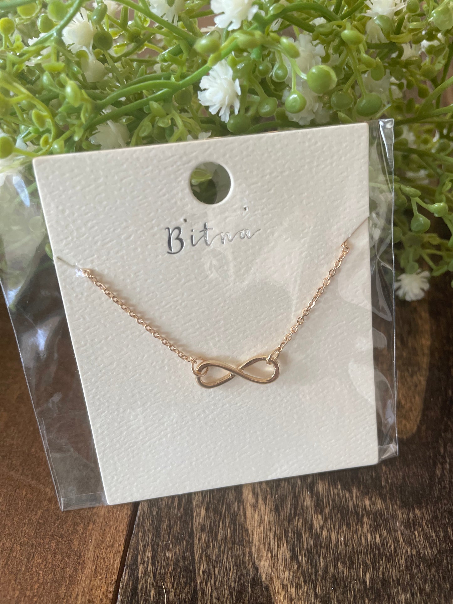 Gold Infinity Necklace