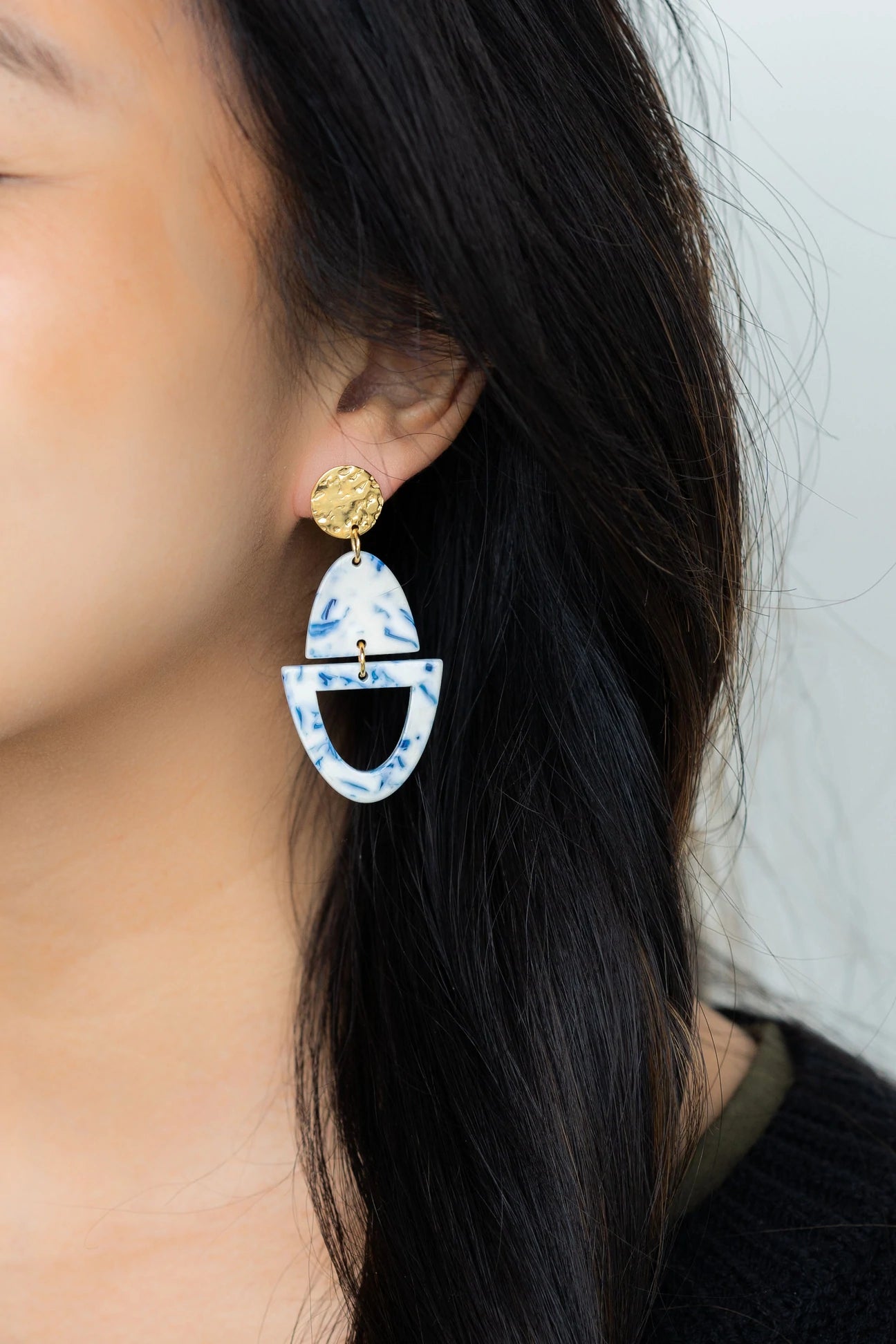 Athena Earrings - Blue