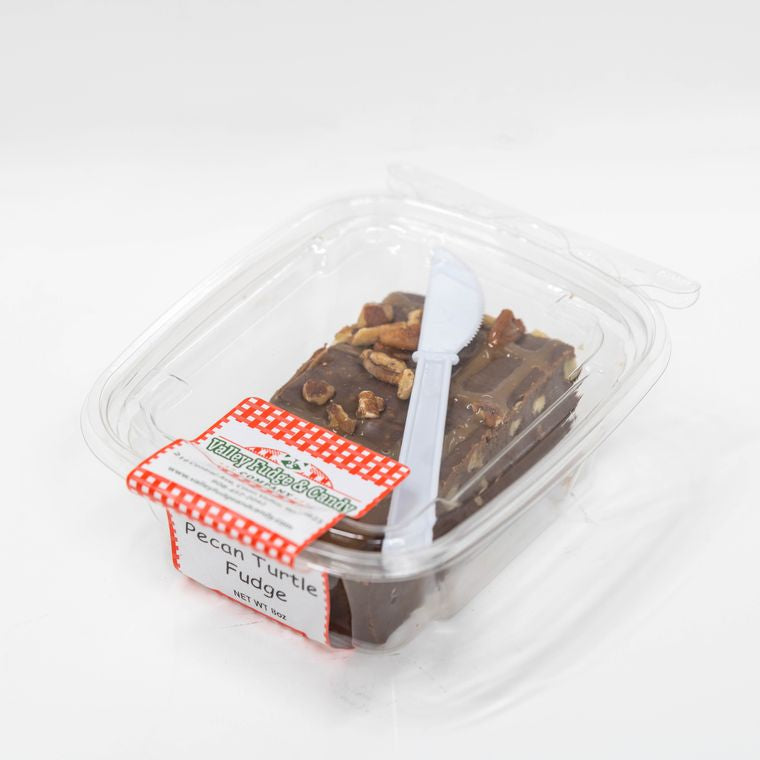 Chocolate Pecan Turtle Fudge (1/2 lb Package)