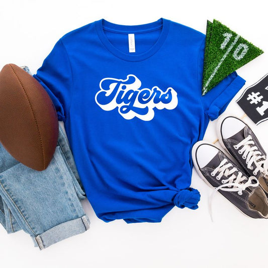 Tigers Retro | Short Sleeve Graphic Tee